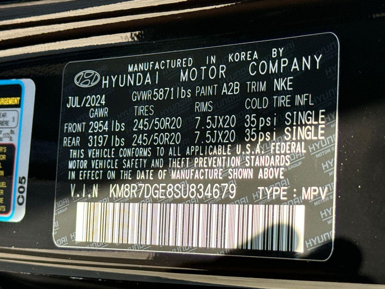 New 2025 Black Hyundai Calligraphy Night Edition AWD image 42
