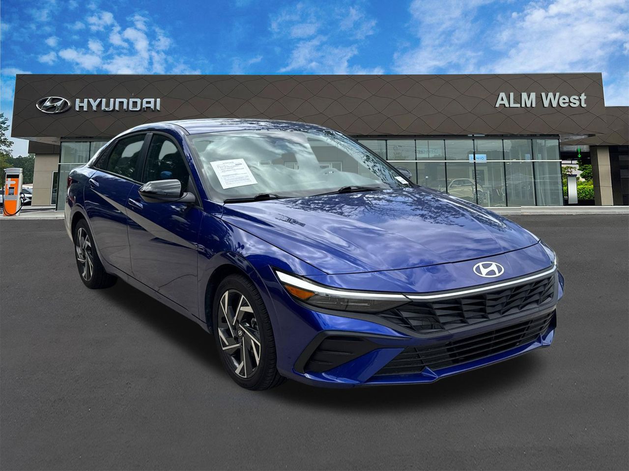 New 2025 Blue Hyundai SEL Sport image 4
