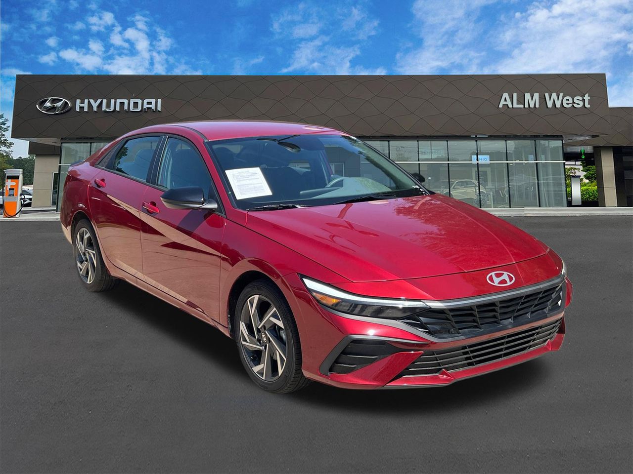 New 2025 Red Hyundai SEL Sport image 4