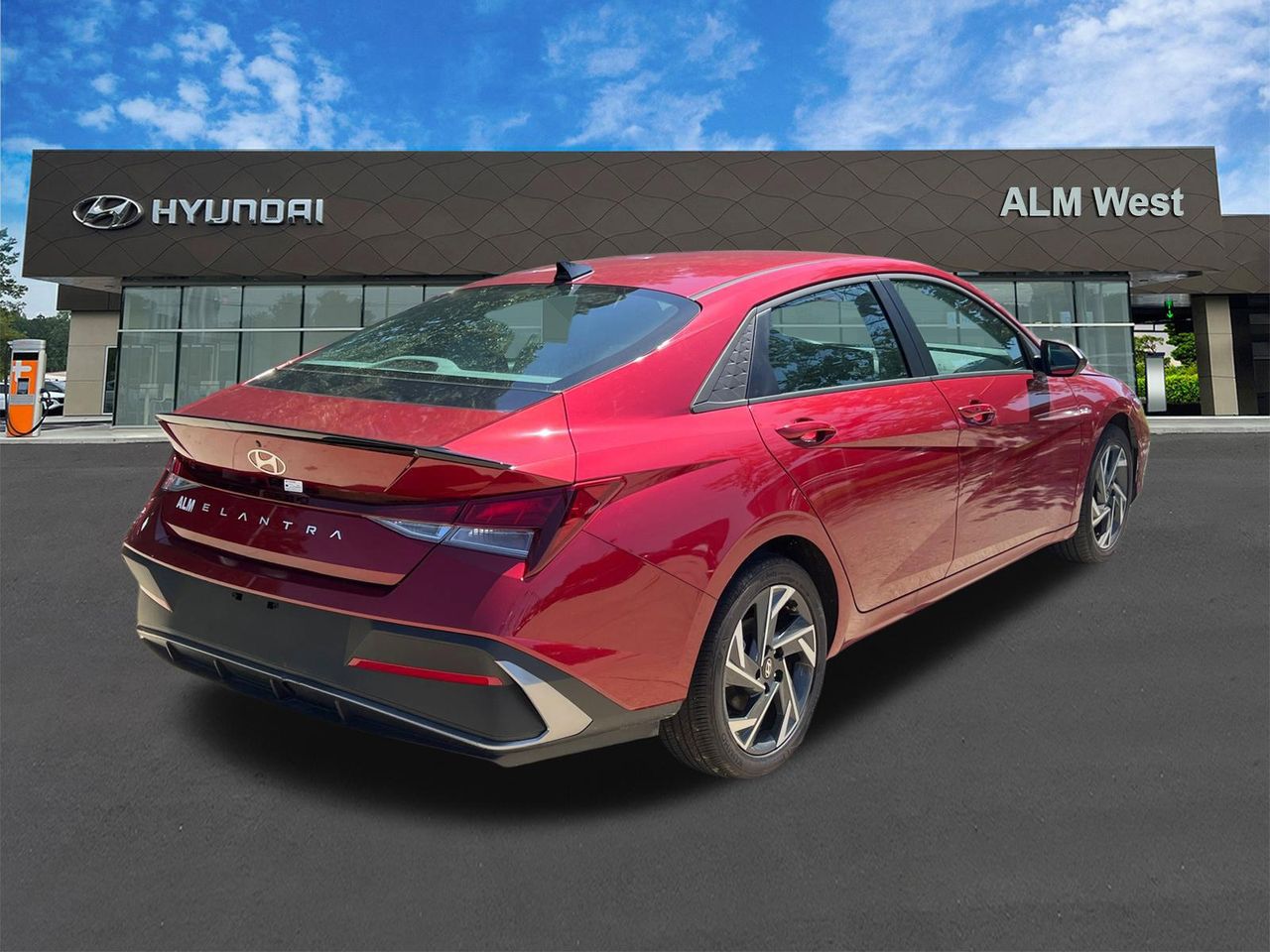 New 2025 Red Hyundai SEL Sport image 6