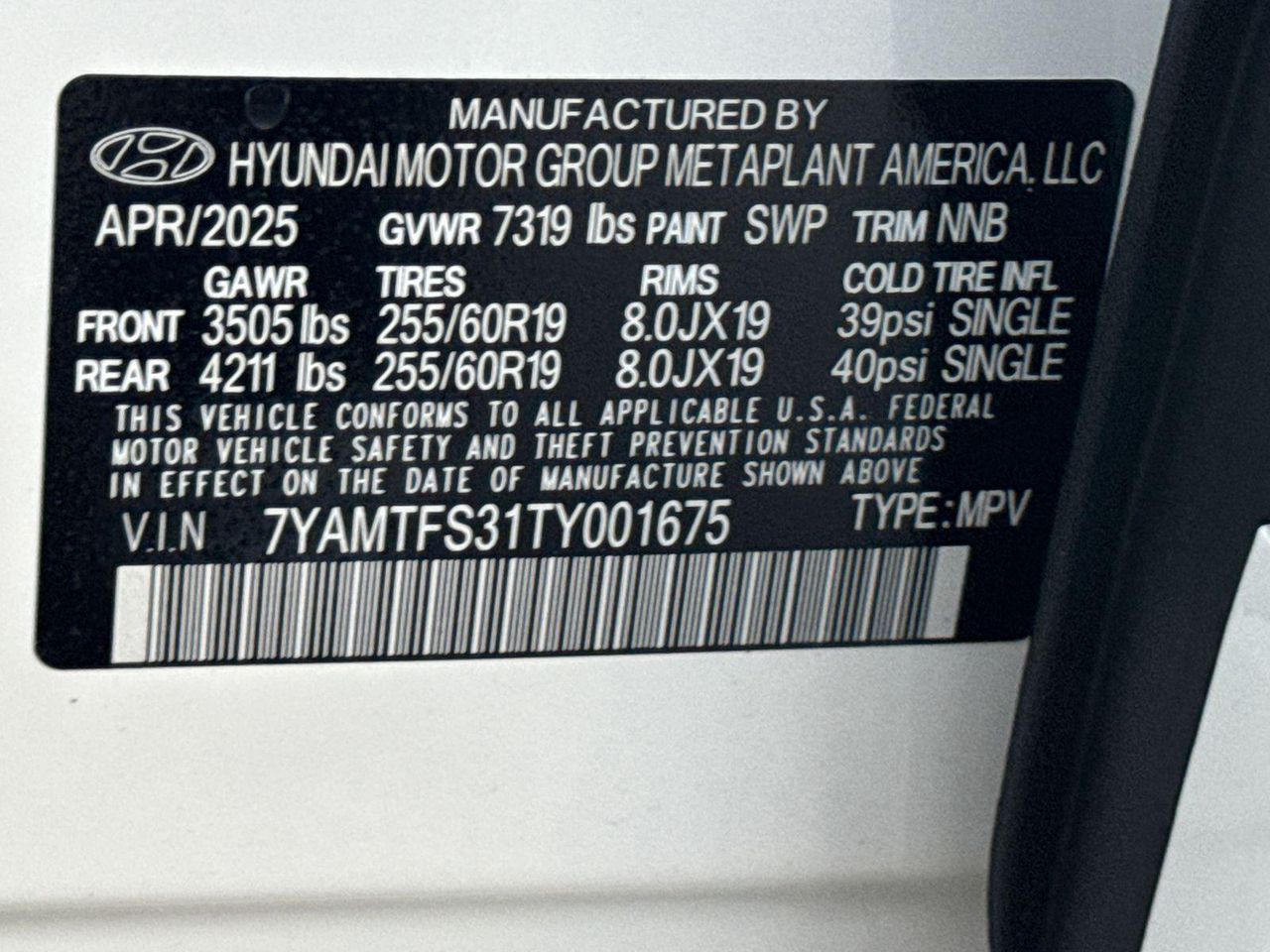 New 2026 Snow White Pearl HYUNDAI SE image 30