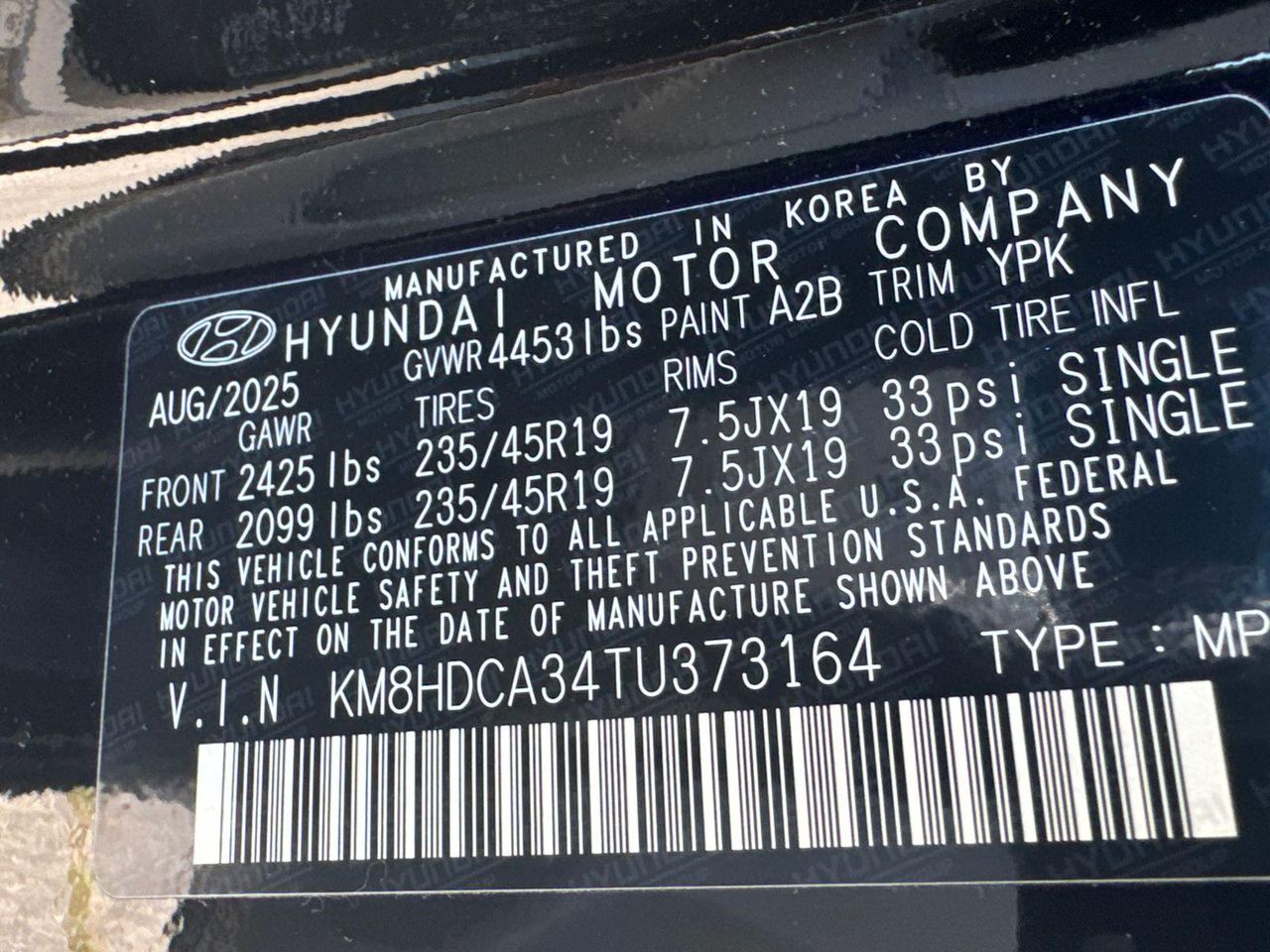 New 2026 Black Hyundai SEL Premium AWD image 33