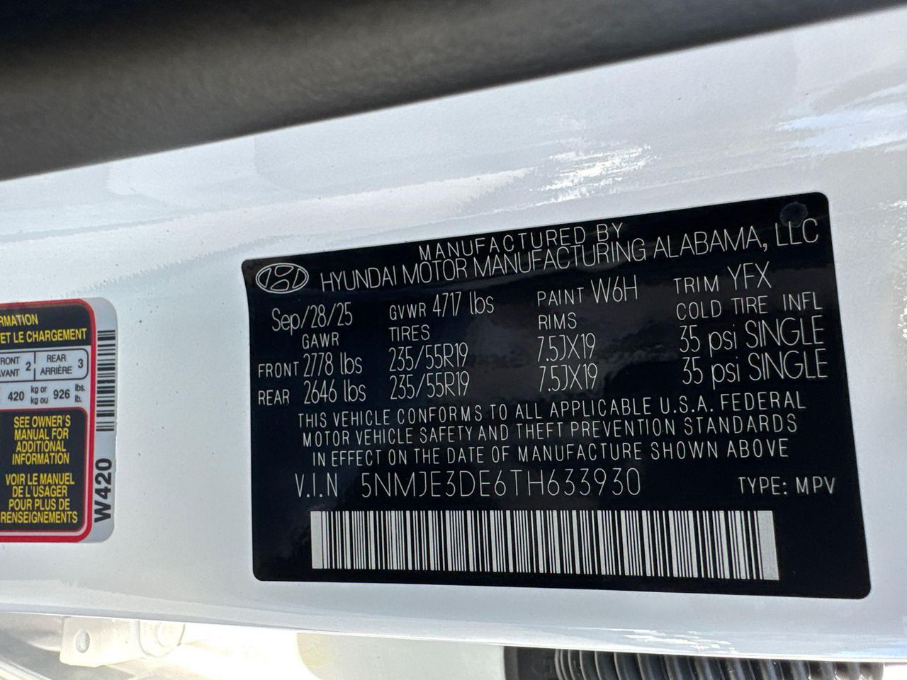 New 2026 White Hyundai Limited FWD image 32