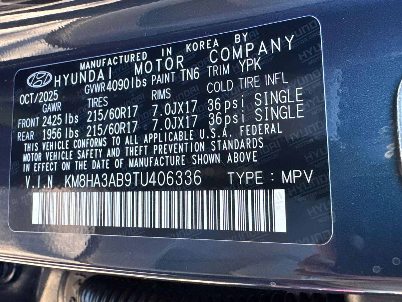 New 2026 Blue Hyundai SE FWD image 26