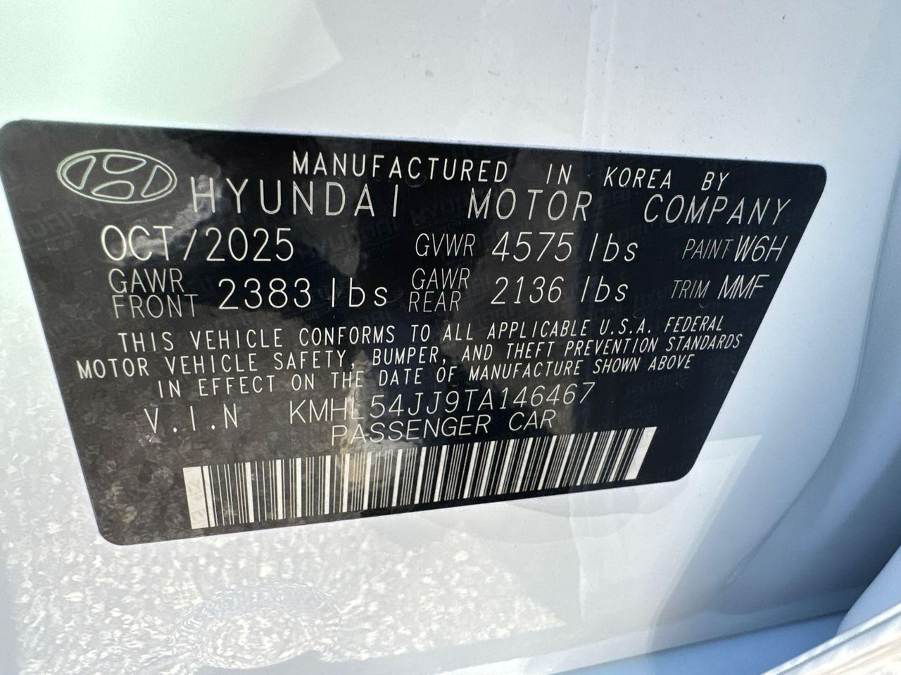 New 2026 White HYUNDAI Limited image 27