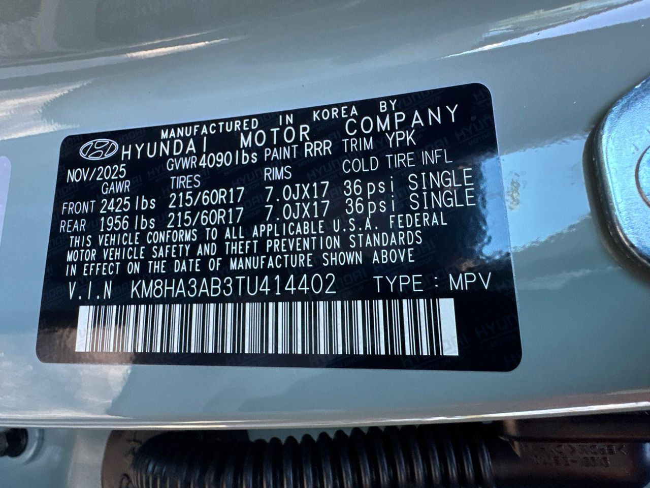 New 2026 Green Hyundai SE FWD image 33