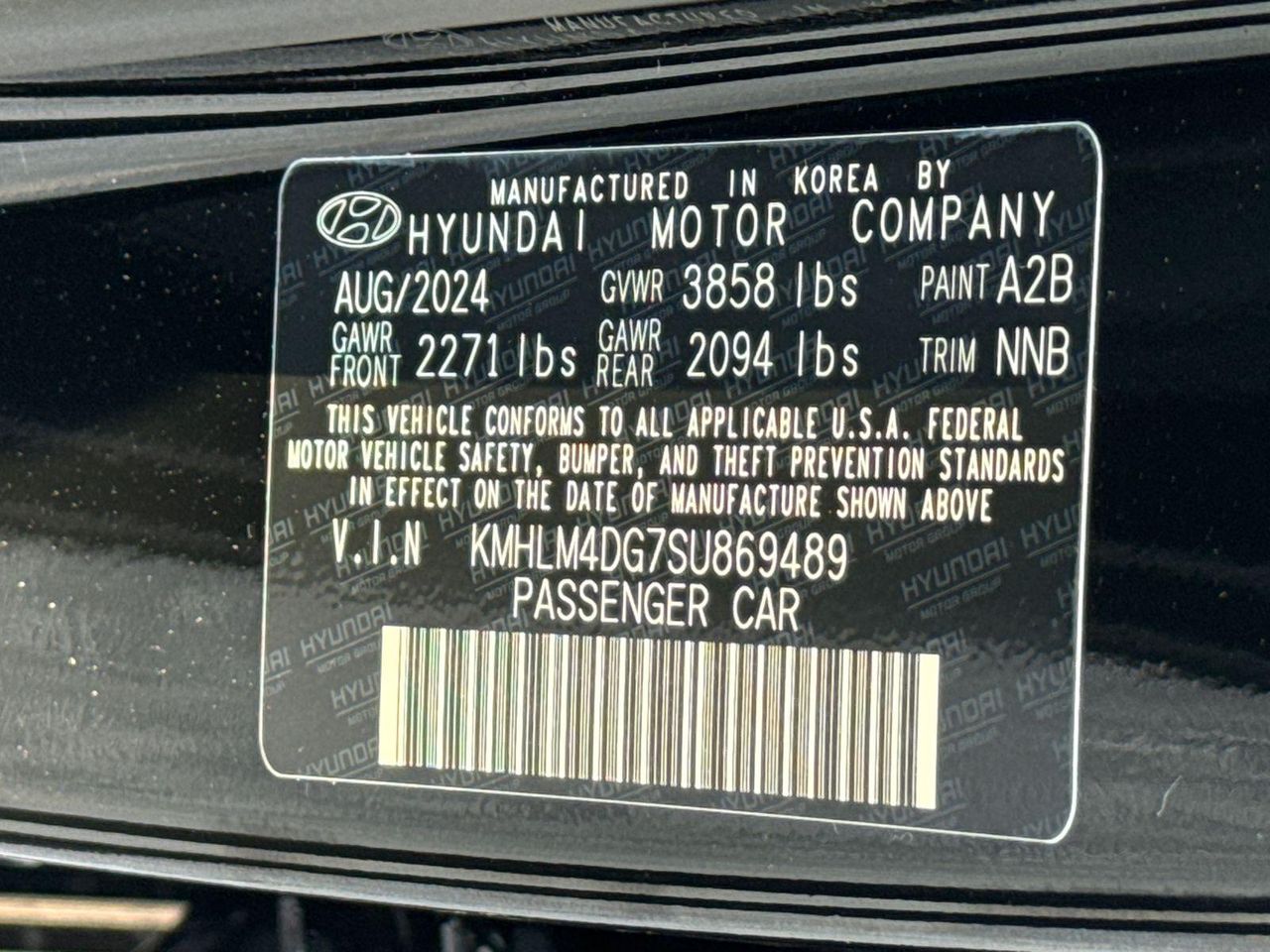 New 2025 Abyss Black HYUNDAI SEL Sport image 37