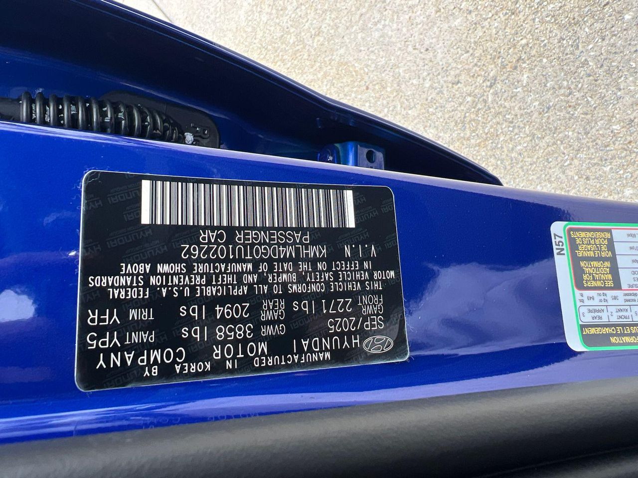 New 2026 Intense Blue HYUNDAI SEL Sport image 32