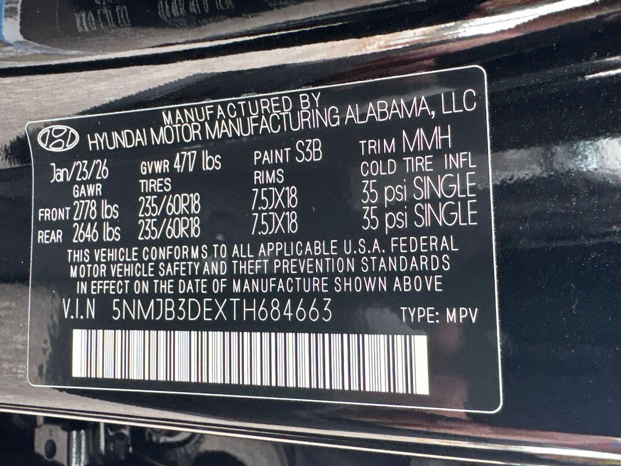 New 2026 Black Hyundai SEL Sport FWD image 34