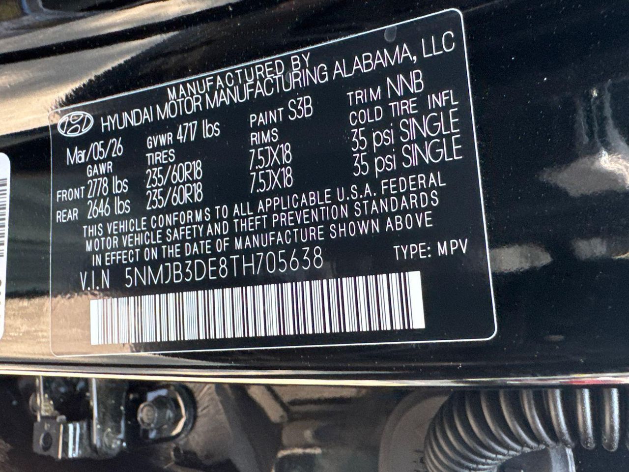 New 2026 Black HYUNDAI SEL FWD image 34