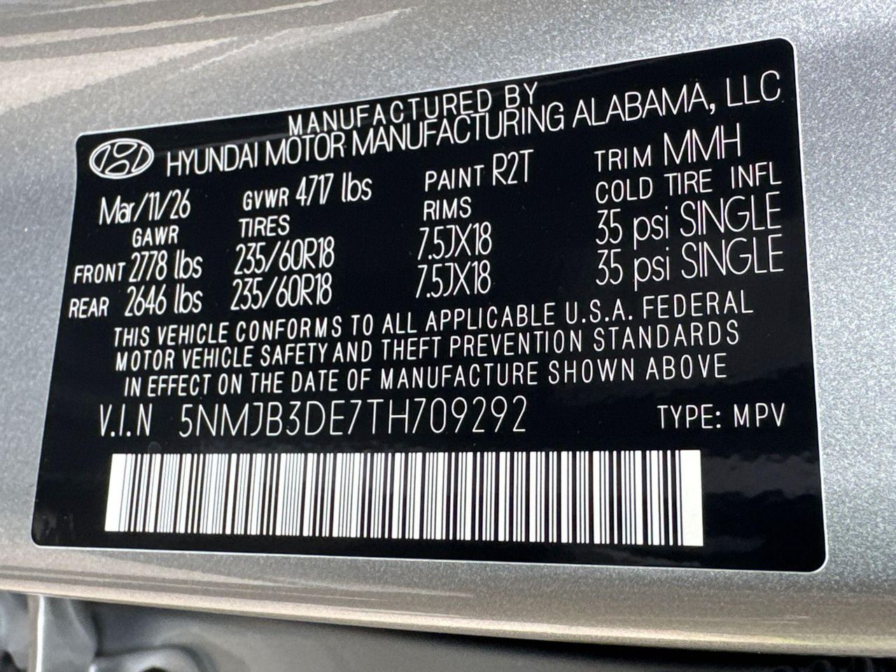 New 2026 Silver Hyundai SEL FWD image 34