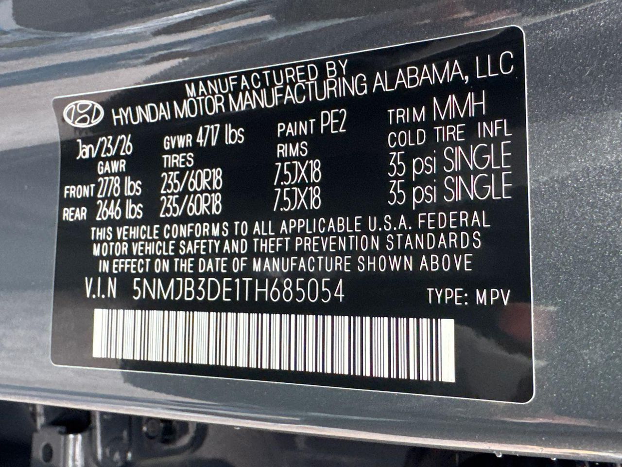 New 2026 Gray HYUNDAI SEL FWD image 34