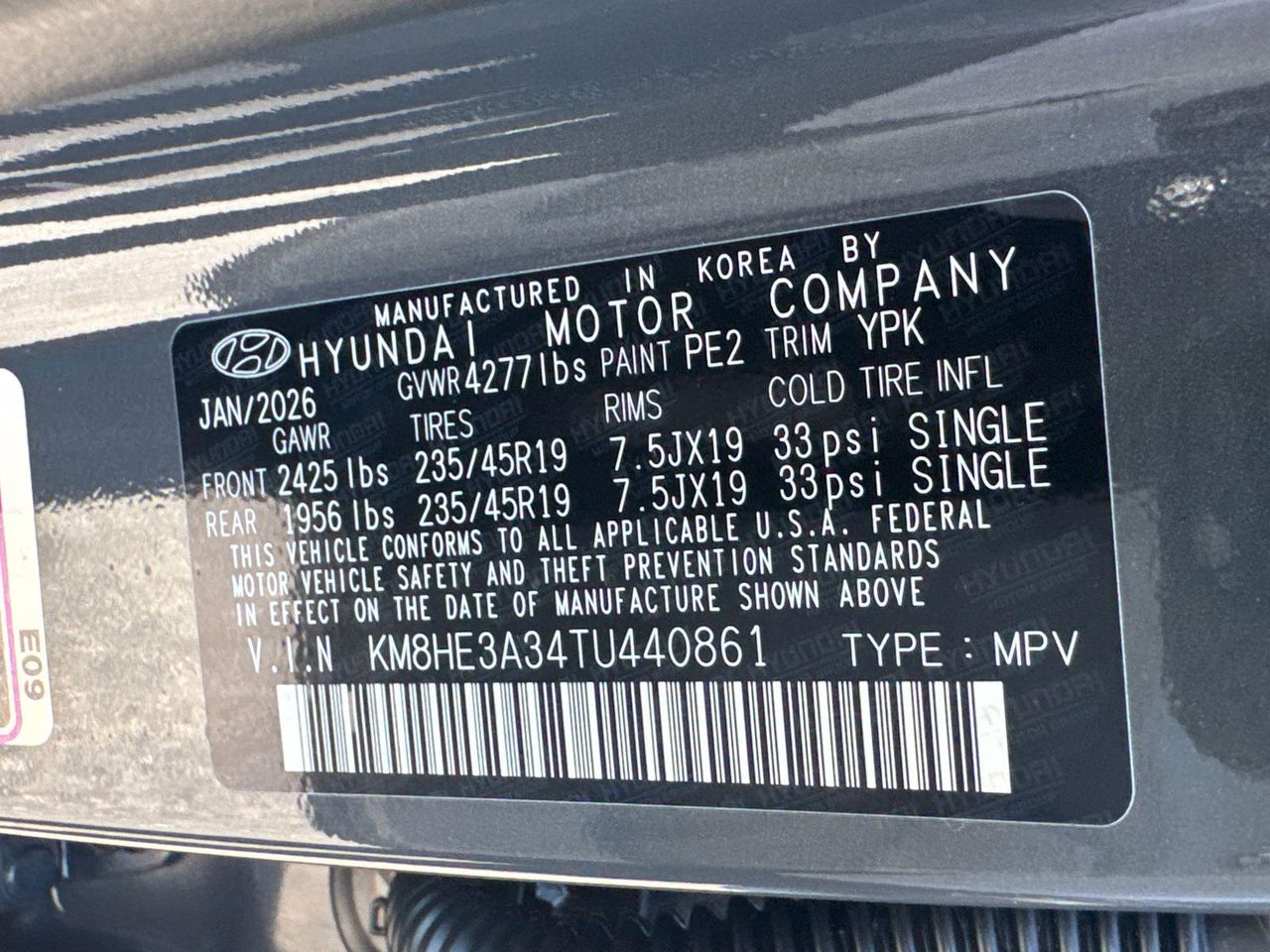 New 2026 Gray Hyundai Limited FWD image 34