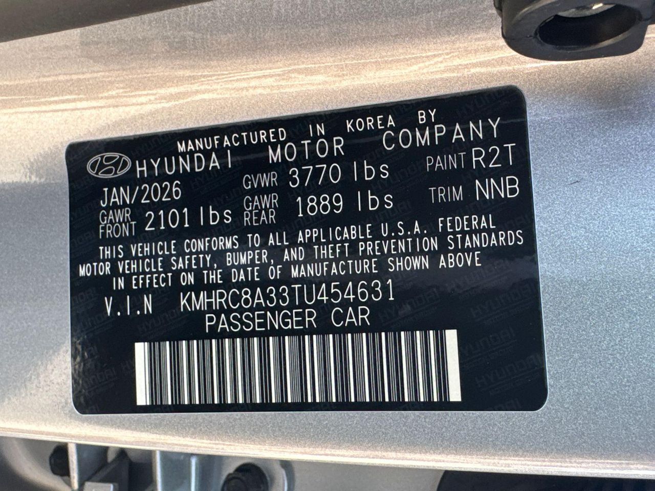 New 2026 Shimmering Silver HYUNDAI SEL image 33