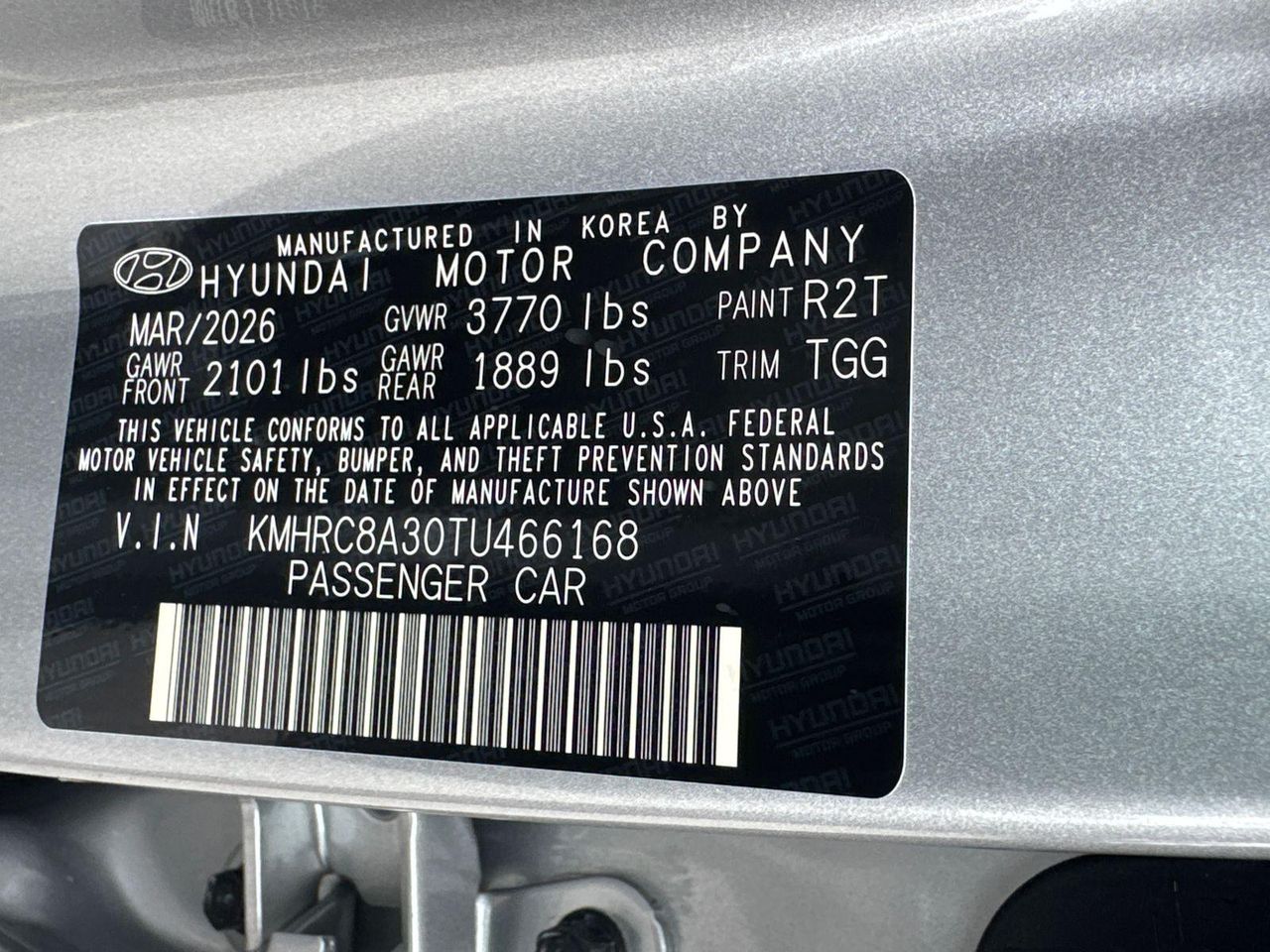 New 2026 Silver Hyundai SEL image 33