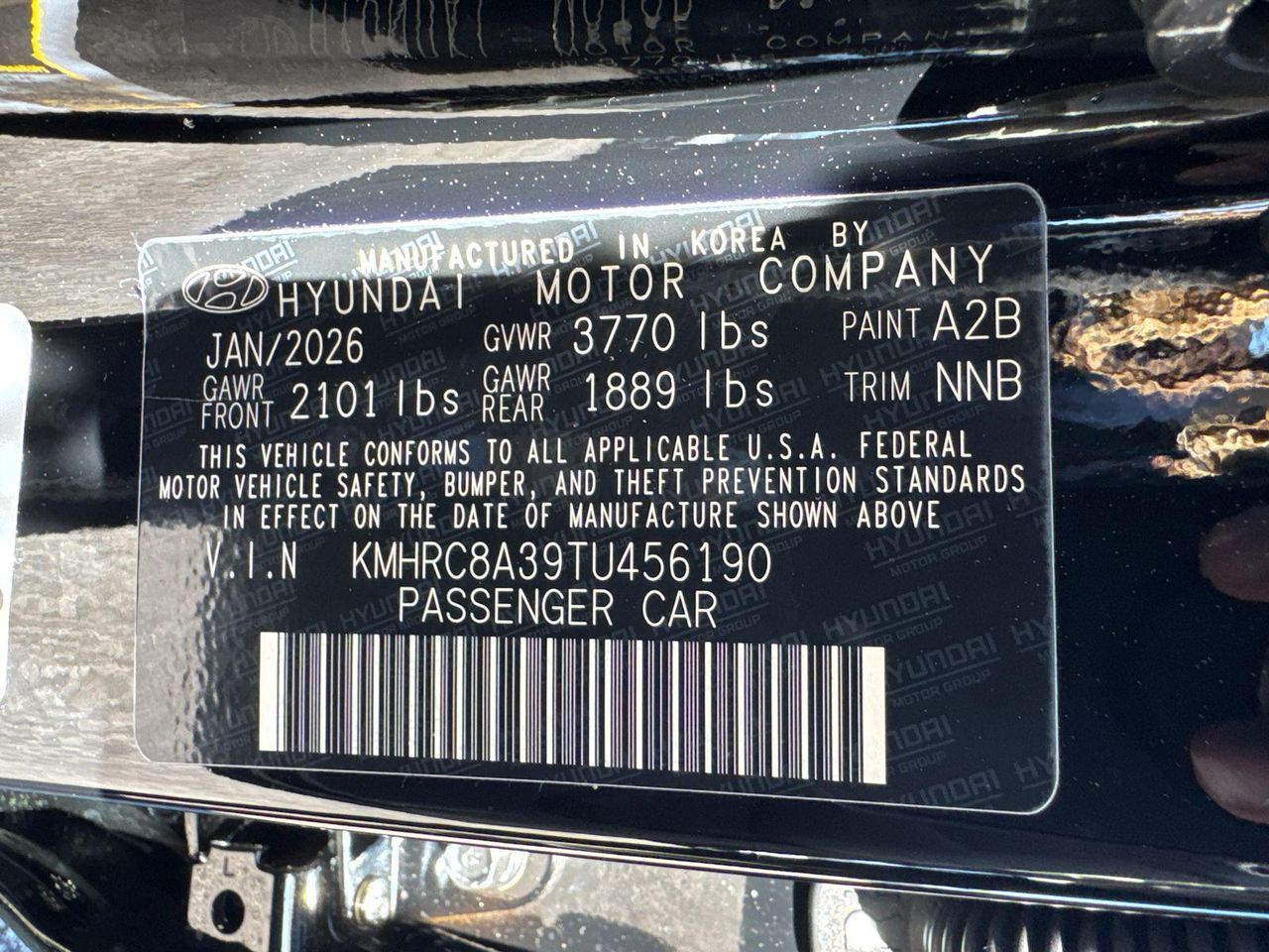 New 2026 Black HYUNDAI SEL image 33