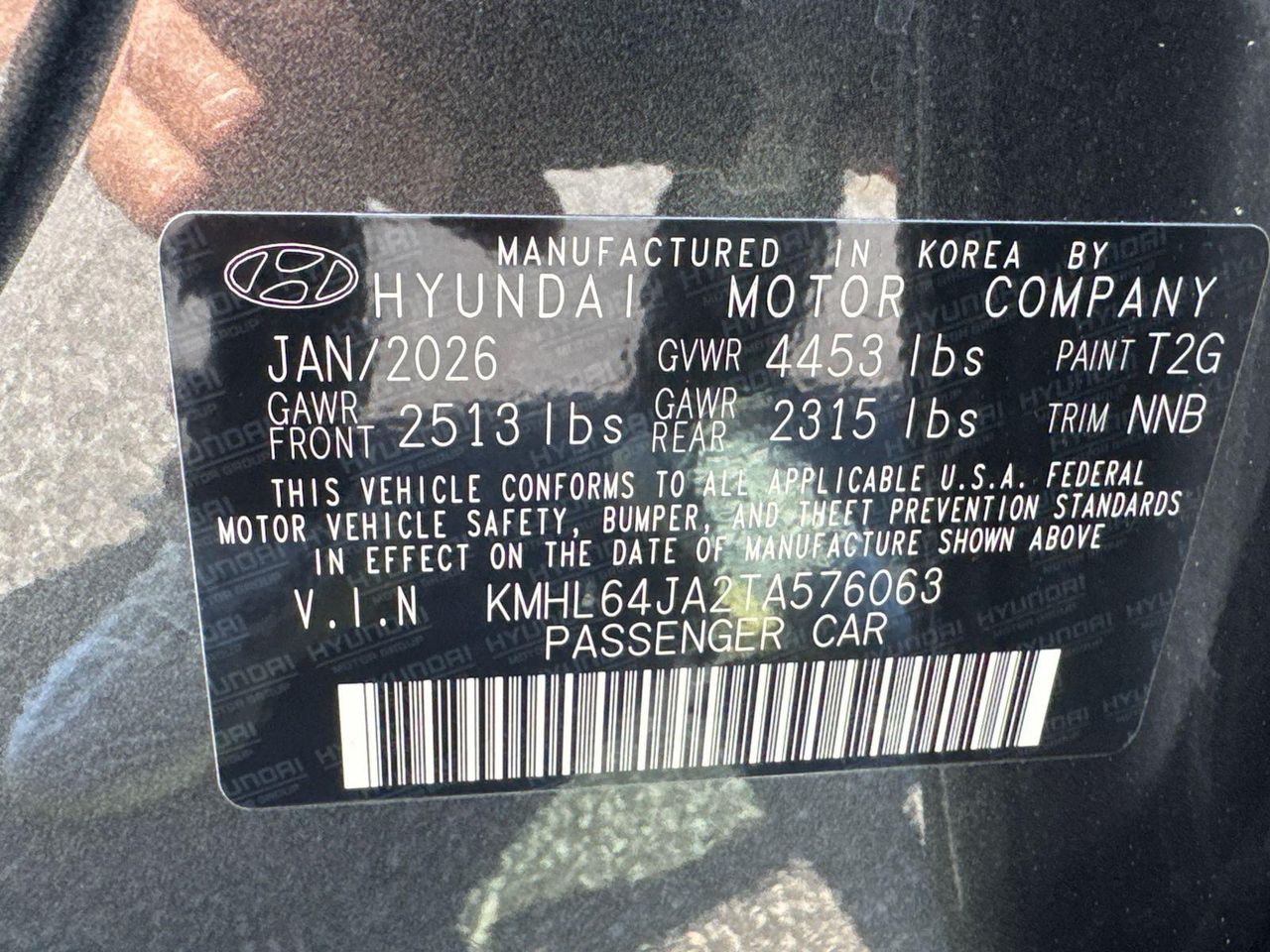 New 2026 Gray Hyundai SEL Sport image 33