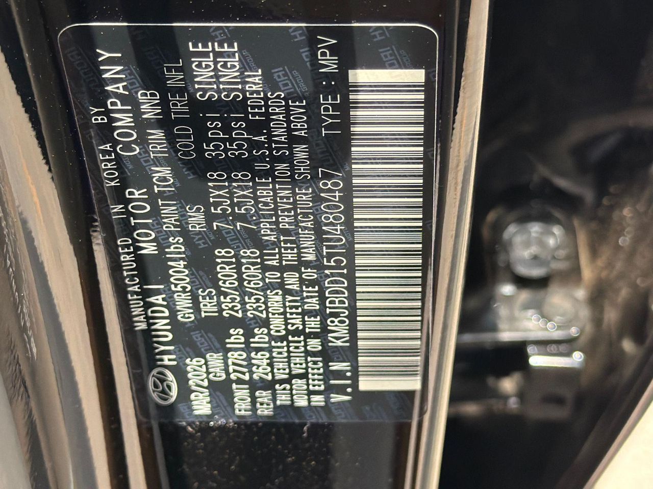 New 2026 Gray Hyundai SEL AWD image 32