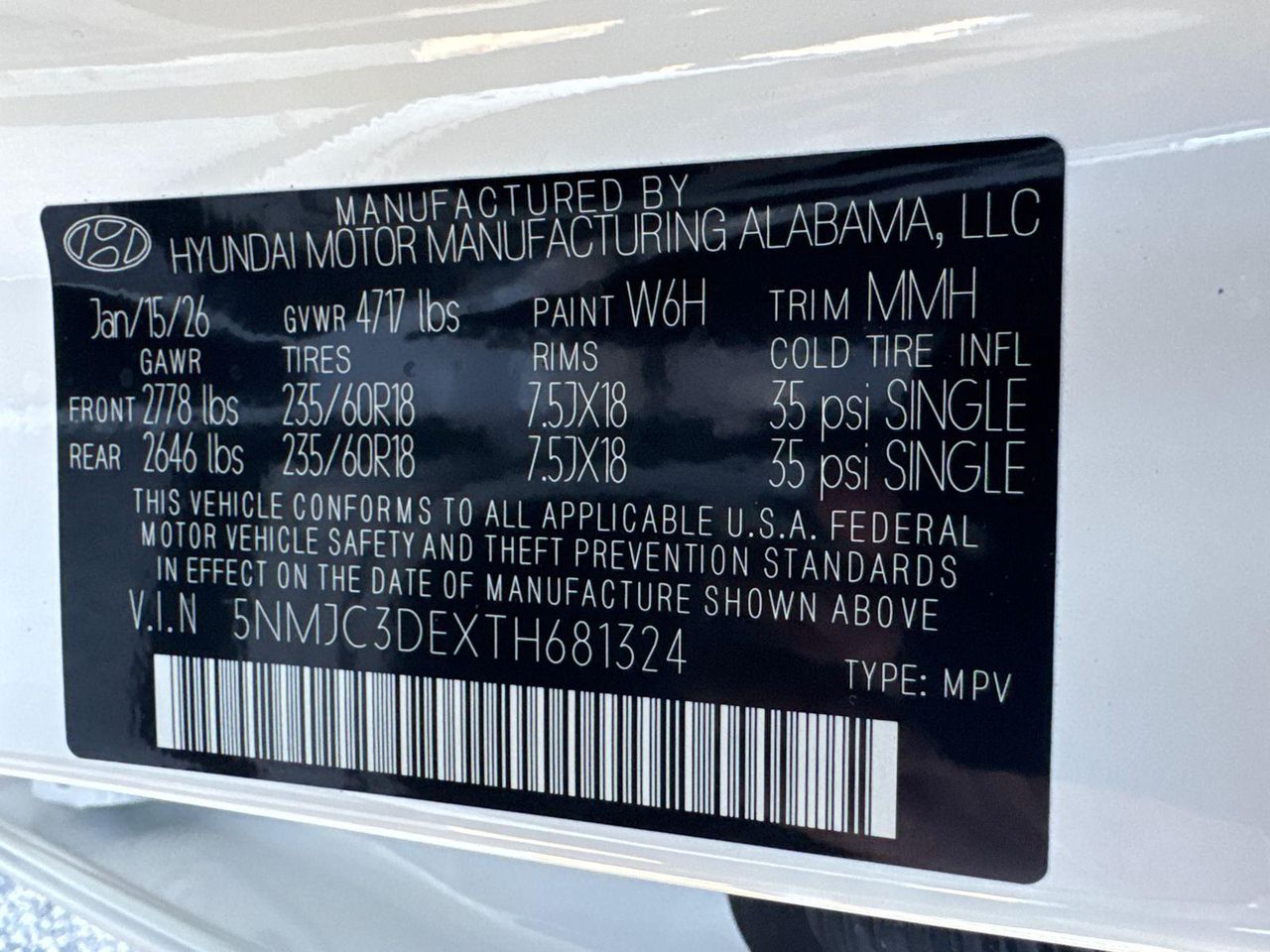New 2026 White Hyundai SEL Premium FWD image 34