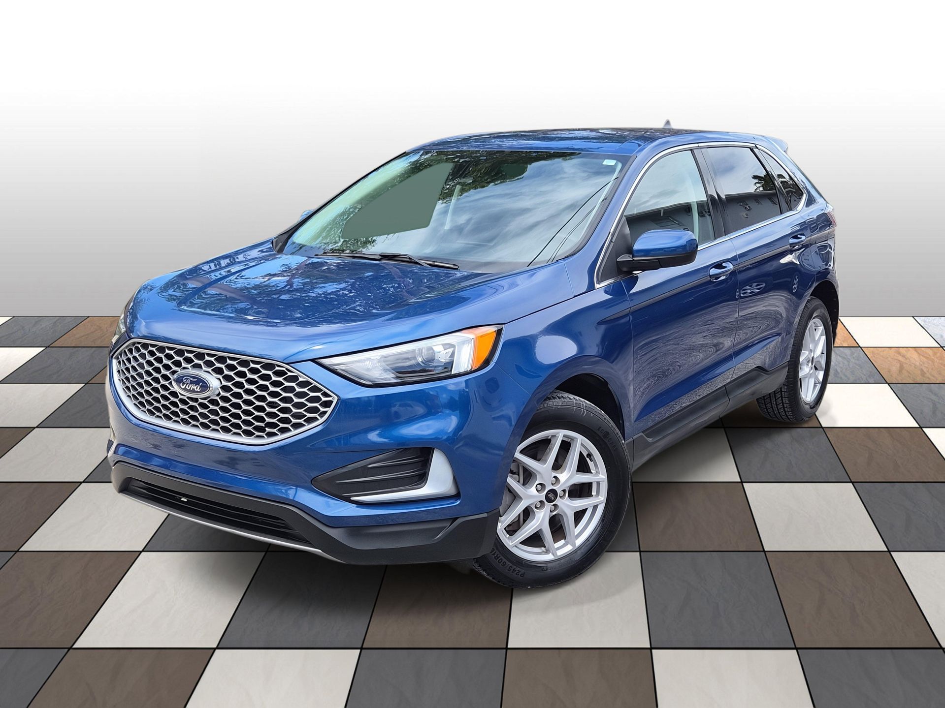 Atlas Blue Metallic 2023 Ford Edge SUV / Crossover All-Wheel Drive Automatic