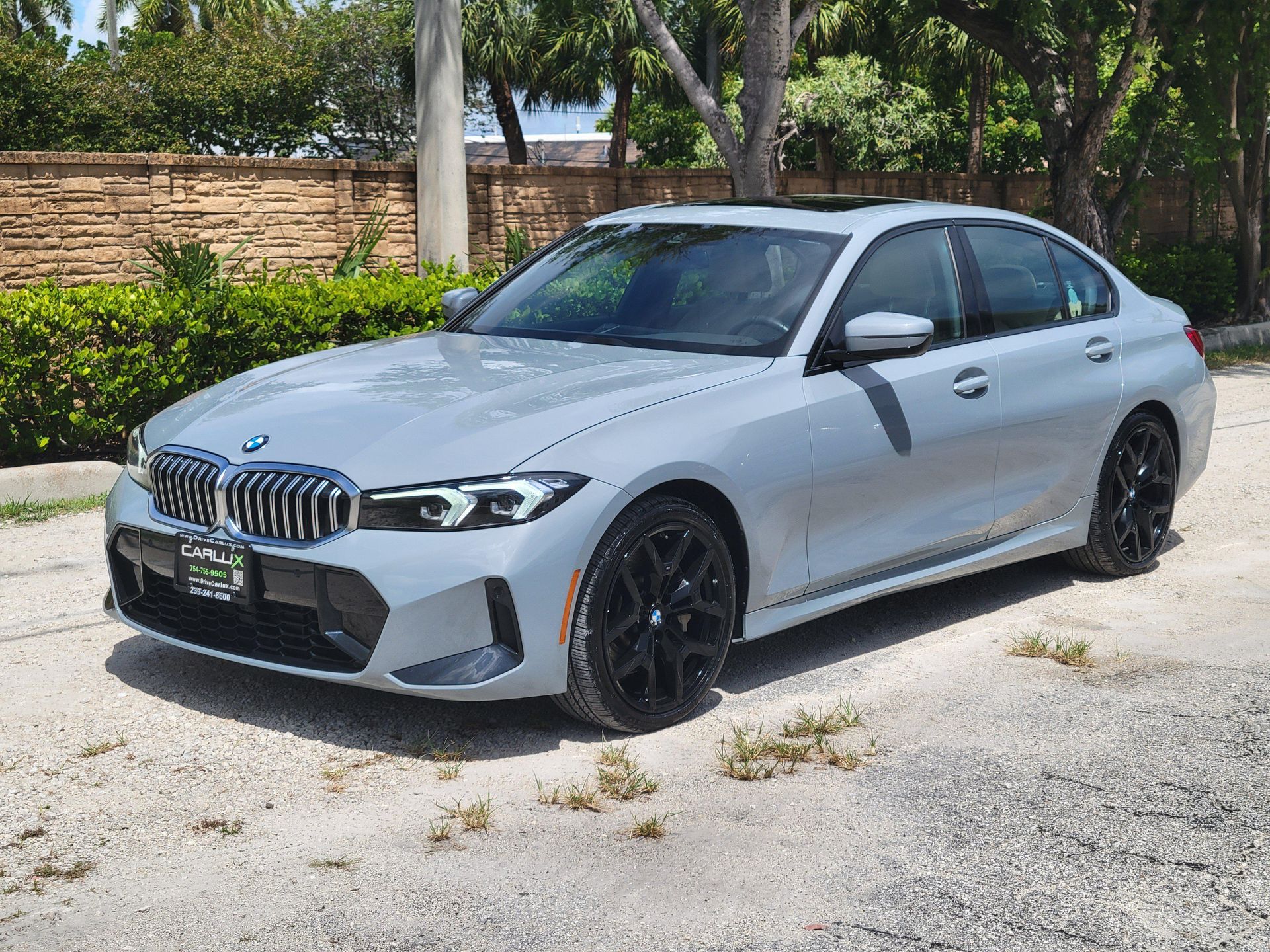 Gray (Brooklyn Grey Metallic) 2026 BMW 3 Series Sedan Rear-Wheel Drive Automatic