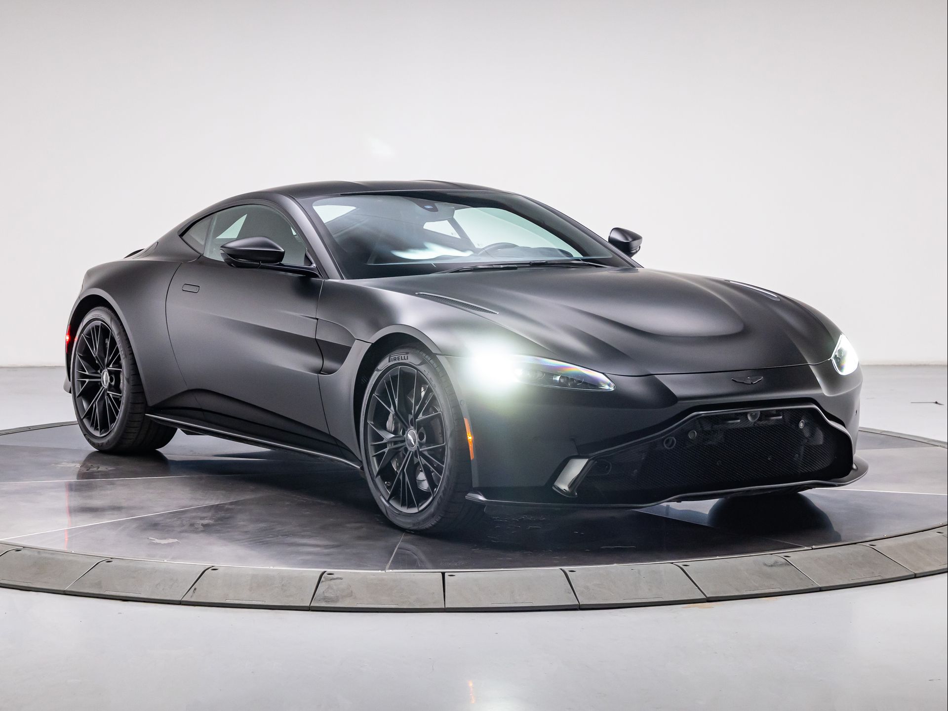 SATIN JET BLACK 2021 Aston Martin Vantage Coupe Rear-Wheel Drive Automatic