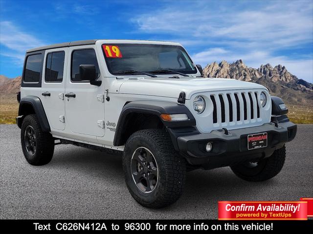2019 Jeep Wrangler Unlimited Sport S 4x4 for sale in Dr. Hobbs, NM