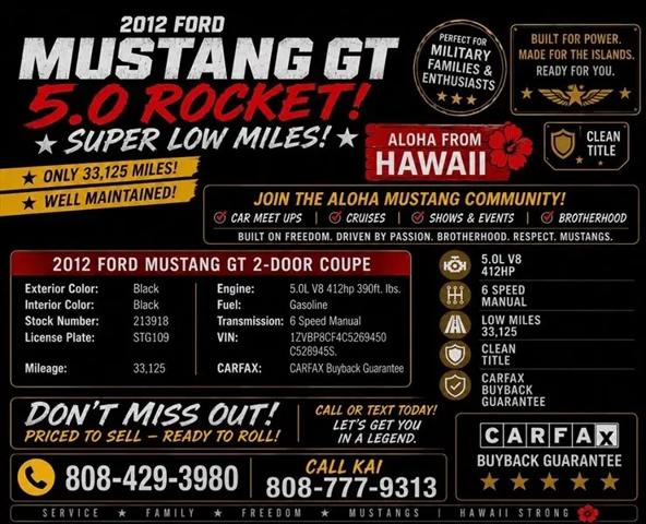 2012 Ford Mustang GT
