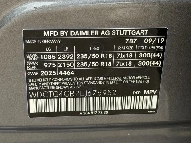 2020 Mercedes-Benz GLA-CLASS GLA 250 4MATIC
