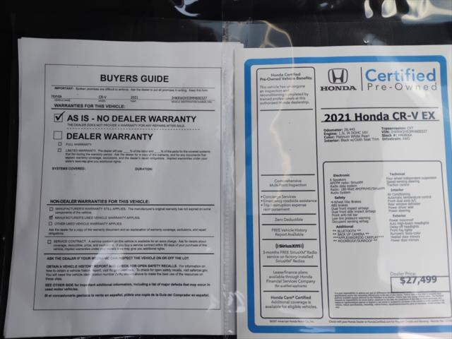 2021 Honda CR-V AWD EX