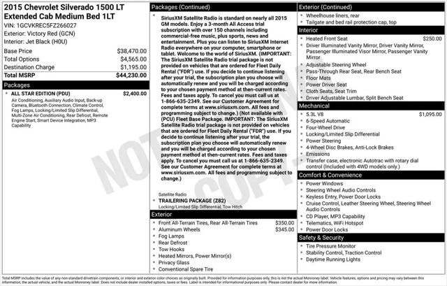 2015 Chevrolet Silverado 1500 1LT