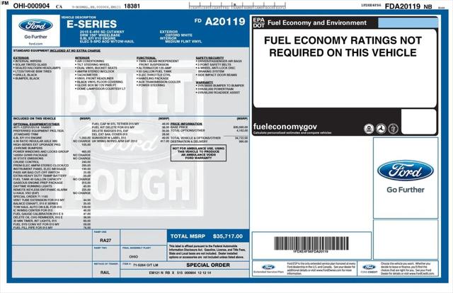 2015 Ford E-450 Cutaway Base