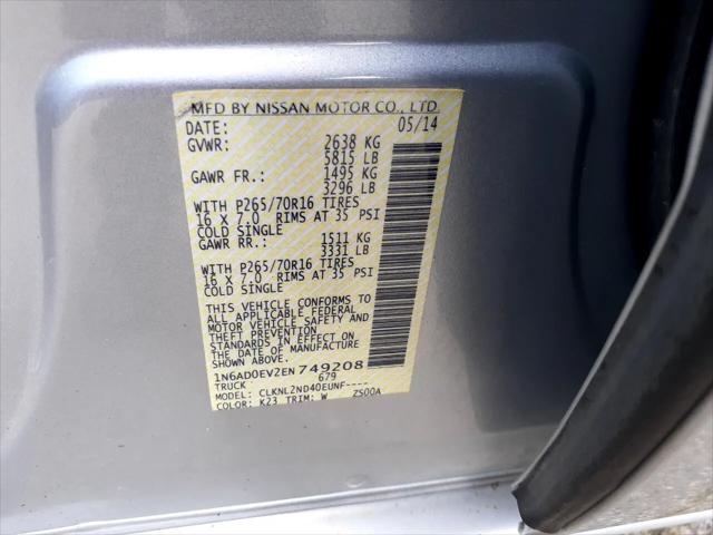 2014 Nissan Frontier SV