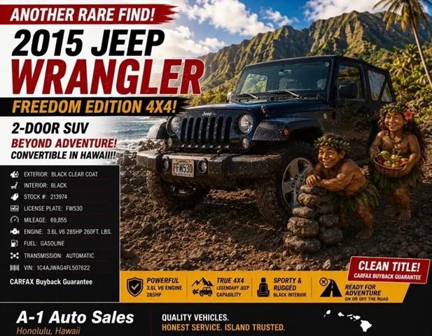 2015 Jeep Wrangler Sport for sale in Honolulu, HI