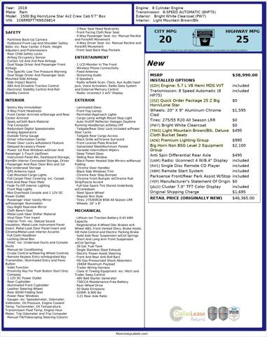 2019 Ram 1500 Big Horn/Lone Star Crew Cab 4x2 5'7" Box