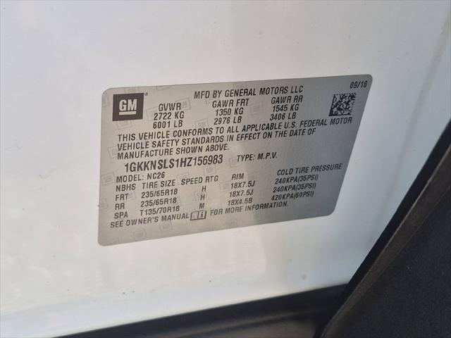 2017 GMC Acadia SLE-2