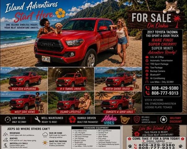 2017 Toyota Tacoma TRD Sport for sale in Honolulu, HI