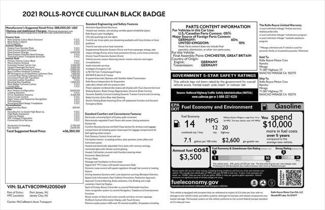 2021 Rolls-Royce Cullinan Cullinan