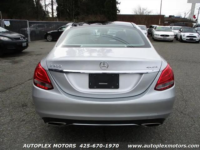 2016 Mercedes-Benz C-CLASS C 300 4MATIC