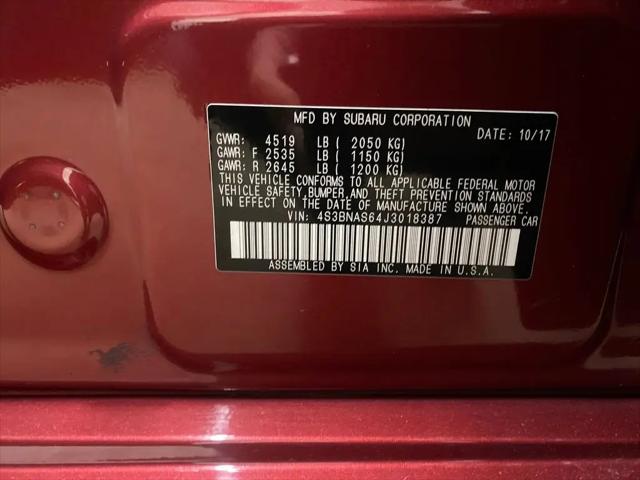 2018 Subaru Legacy 2.5i Sport