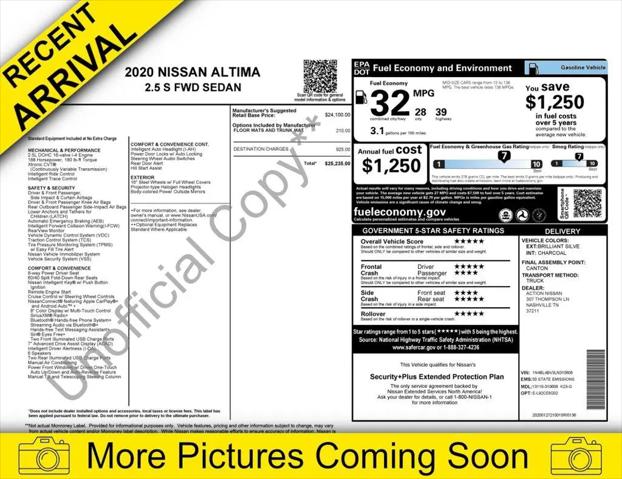 2020 Nissan Altima S FWD for sale in Topeka, KS