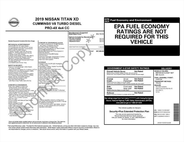 2019 Nissan Titan XD PRO-4X Diesel