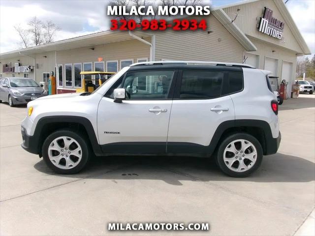 2017 Jeep Renegade Limited 4x4 for sale in Milaca, MN