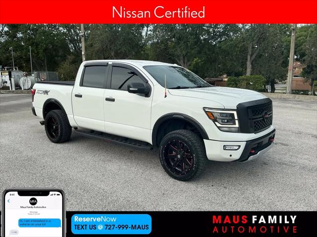 2021 Nissan Titan Crew Cab PRO-4X 4x4 for sale in New Port Richey, FL