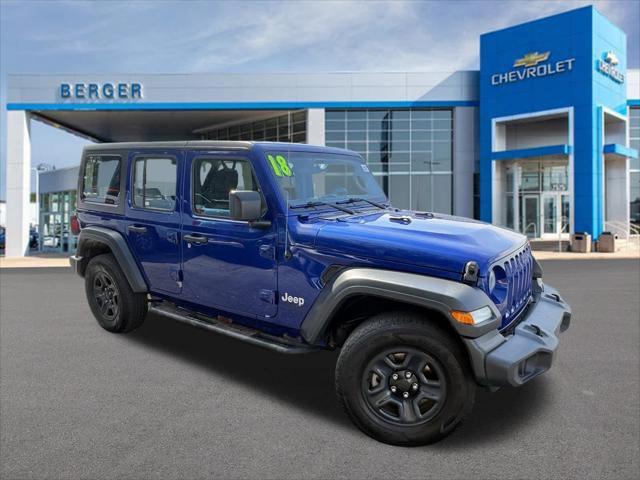 2018 Jeep Wrangler Unlimited Sport 4x4 for sale in Grand Rapids, MI