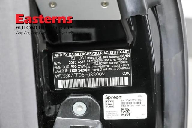 2005 Mercedes-Benz 500 5.0L