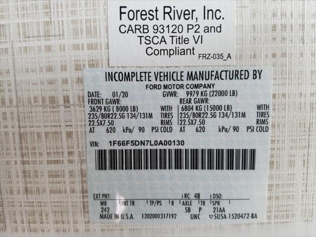 2020 Ford F-53 158"" WB