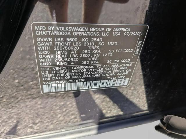 2020 Volkswagen Atlas Cross Sport 3.6L V6 SE w/Technology