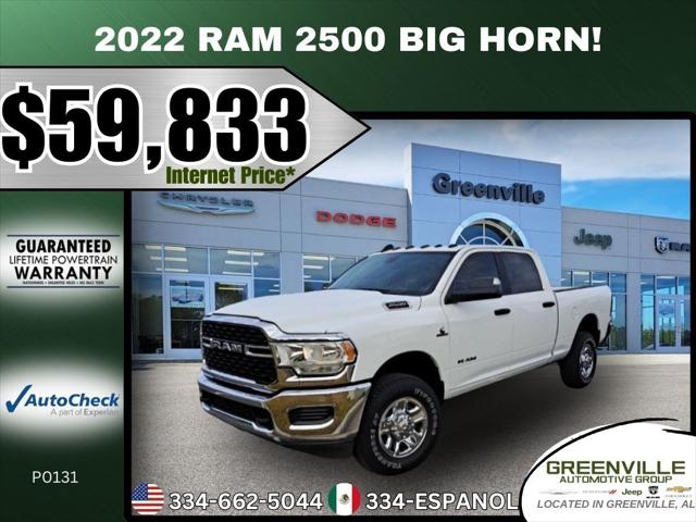 2022 RAM 2500 Big Horn Crew Cab 4x4 64 Box