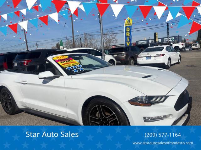 2020 Ford Mustang EcoBoost Premium Convertible for sale in Modesto, CA